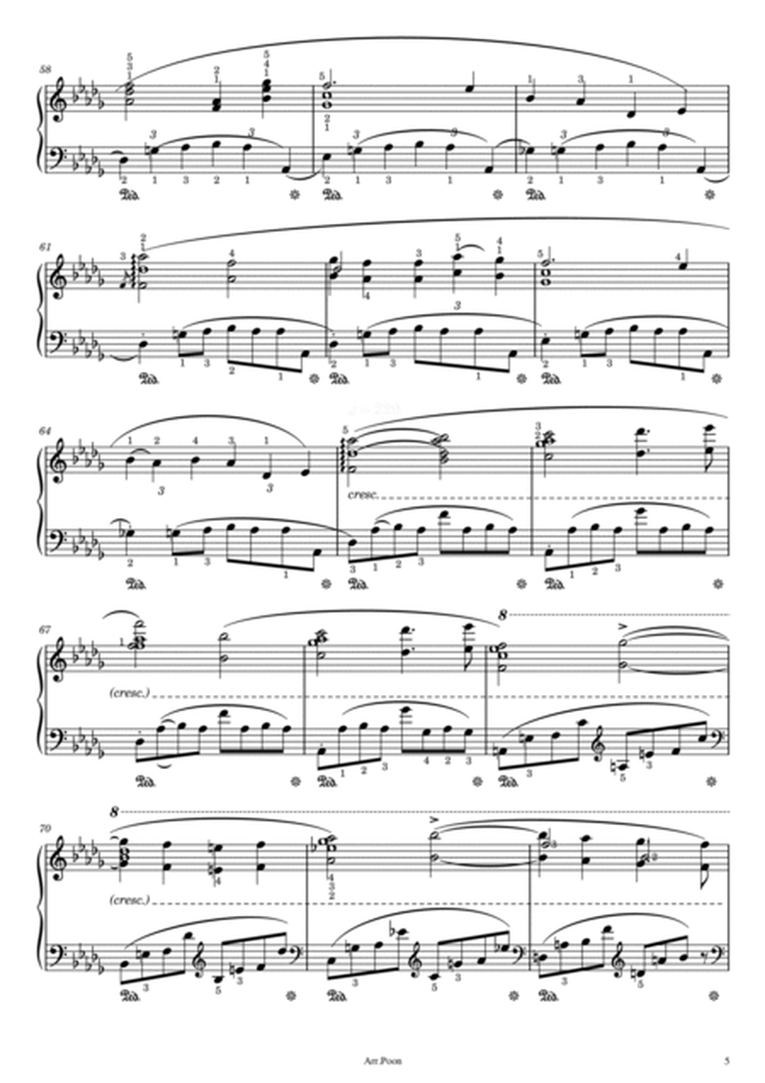 F. Chopin - Sonata No.2 in B-flat minor - Op.35 - Original With Fingered - For Piano Solo image number null