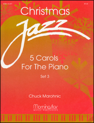Book cover for Christmas Jazz: Five Carols for Piano, Set 3
