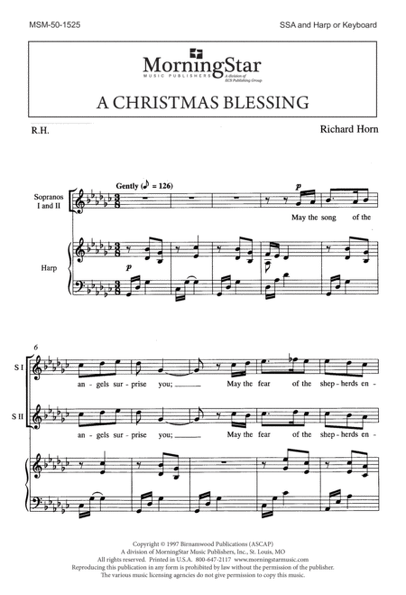 A Christmas Blessing (Downloadable)