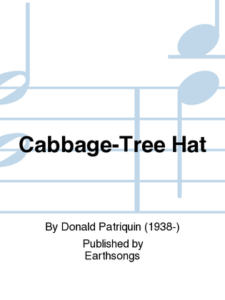 Book cover for cabbage-tree hat
