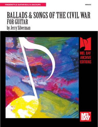 Book cover for Ballads & Songs of the Civil War for Guitar