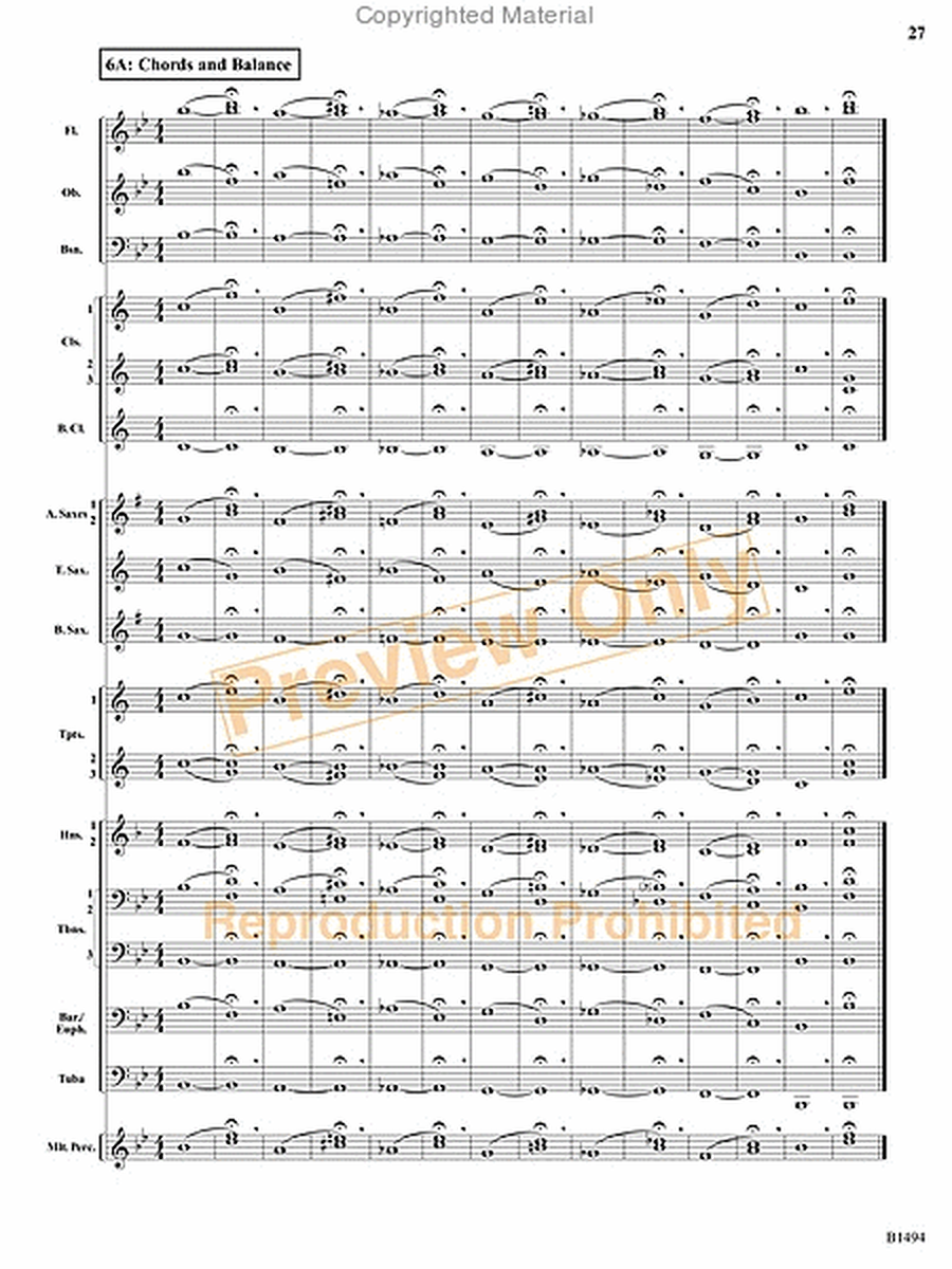 Warm-Up Fundamentals for Concert Band