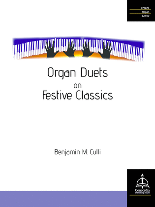 Book cover for Organ Duets on Festive Classics