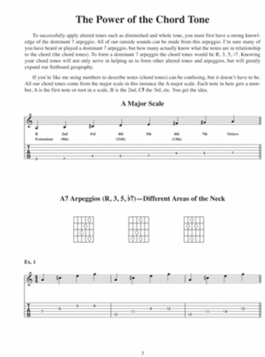 Altered States-Applying Diminished and Whole-Tone Concepts to Rock Guitar