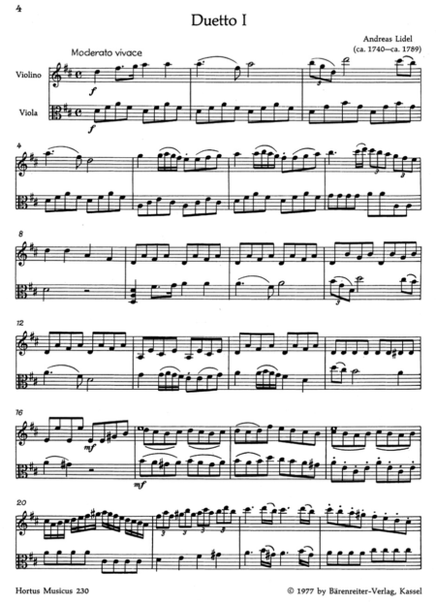 Drei Duette for Violin and Viola op. 3