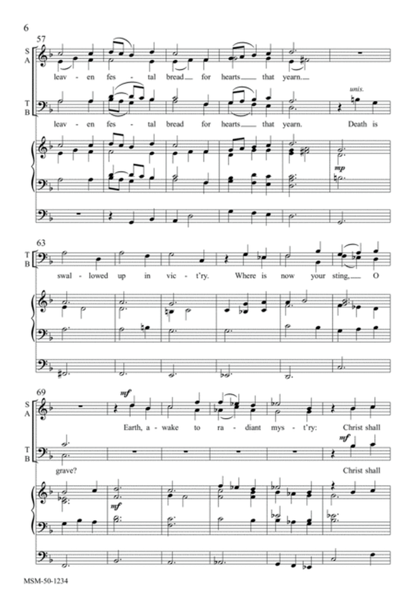 Rise to Sing! The Light is Breaking (Choral Score)