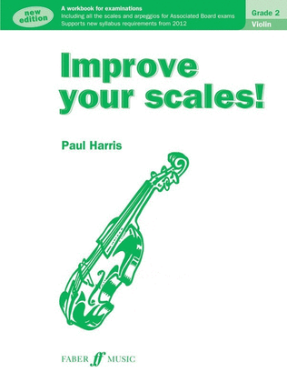 Book cover for Improve Your Scales! Violin Grade 2