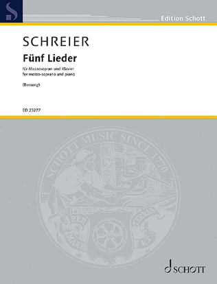 Book cover for Fünf Lieder