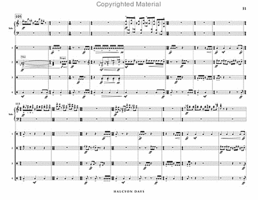 Halcyon Days (score & parts) image number null