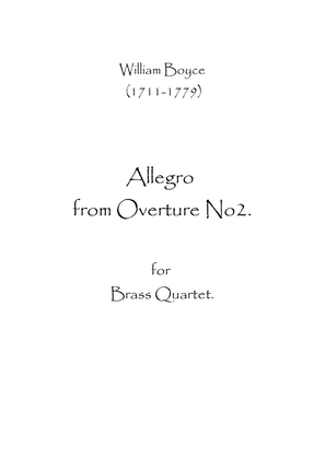 Book cover for Allegro from Overture No.2