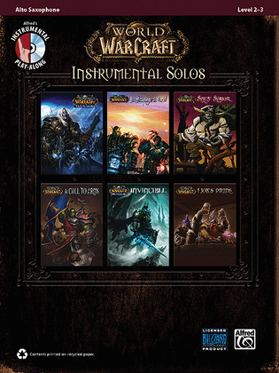 Book cover for World of Warcraft Instrumental Solos
