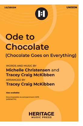 Book cover for Ode to Chocolate (Chocolate Goes on Everything)