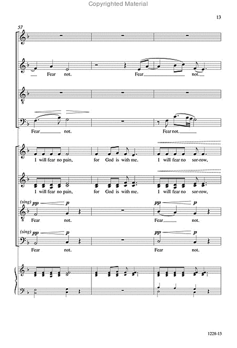 Fear Not - SATB divisi Octavo