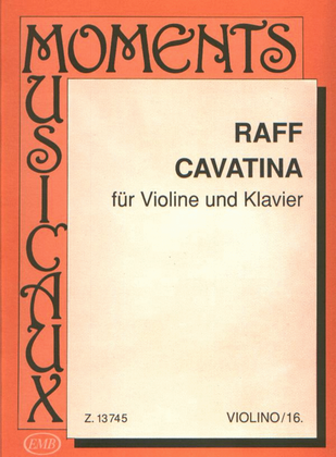 Book cover for Cavatina