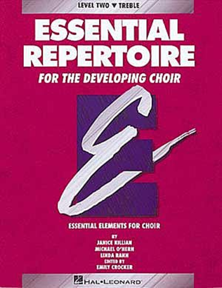 Book cover for Essential Repertoire for the Developing Choir