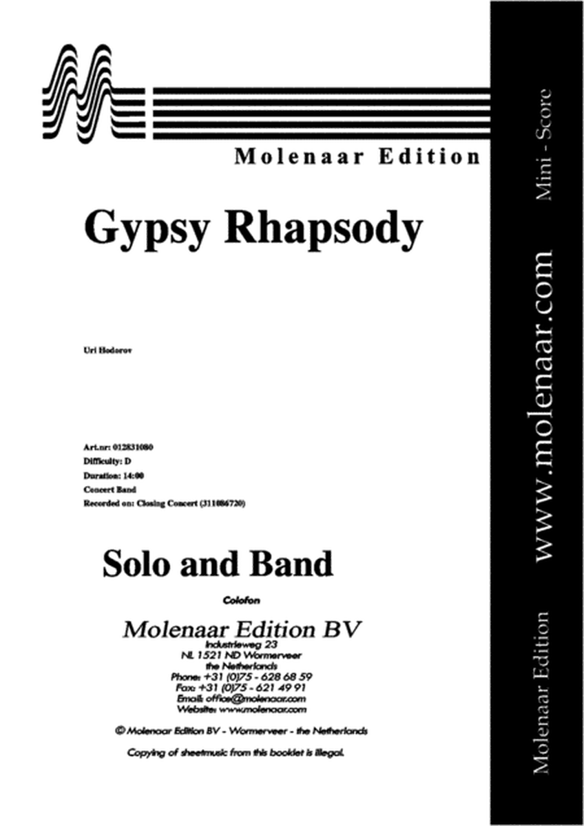 Gypsy Rhapsody image number null