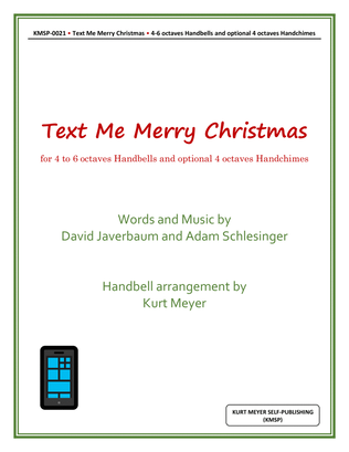 Book cover for Text Me Merry Christmas