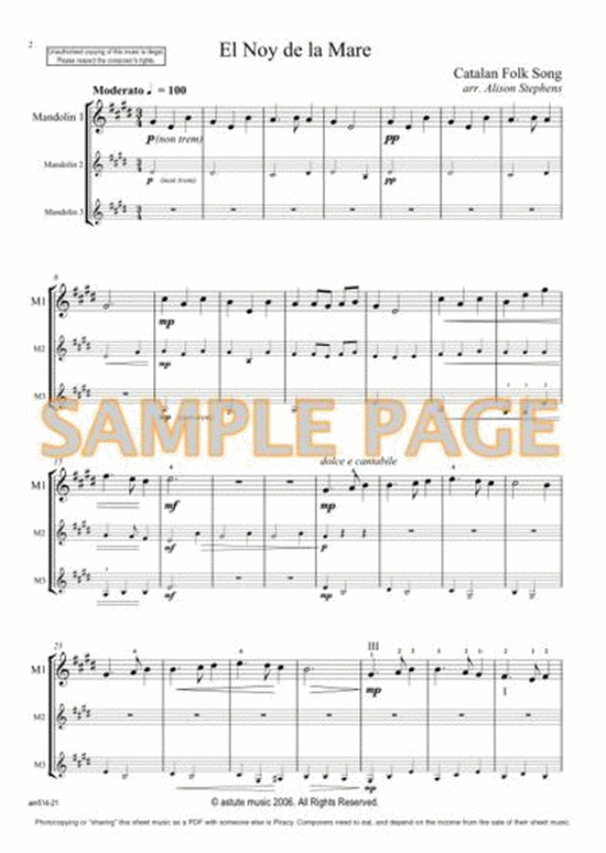 Mandolin Trios Book 2