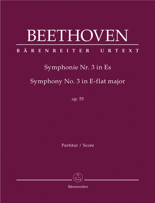 Book cover for Symphony, No. 3 E flat major, Op. 55 'Eroica'