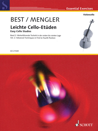 Book cover for Easy Cello Studies Volume 2