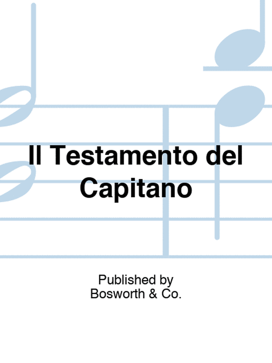 Il Testamento del Capitano