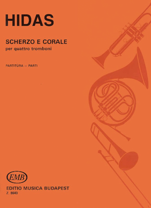 Book cover for Scherzo e Corale for 4 Trombones