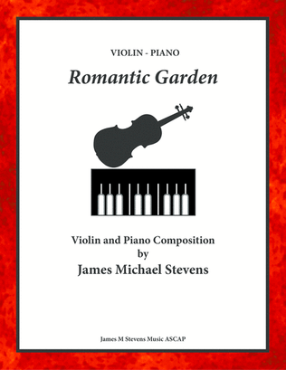 Book cover for Romantic Garden - Violin & Piano