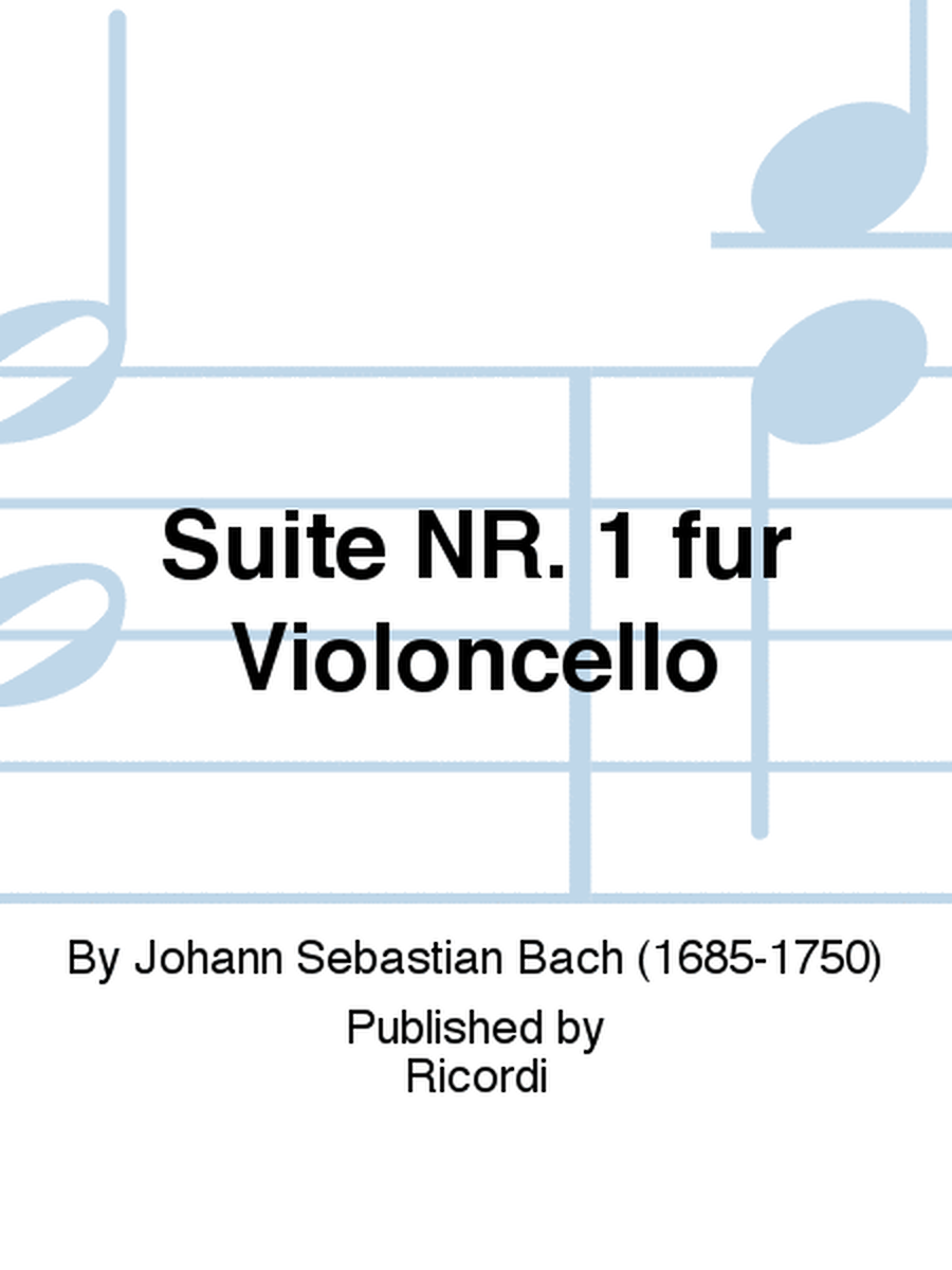 Suite NR. 1 für Violoncello