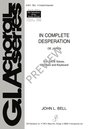 Book cover for In Complete Desperation