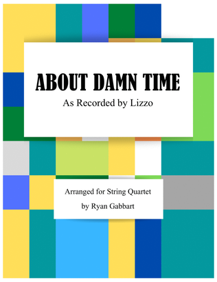 Book cover for About Damn Time