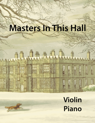 Book cover for Masters In This Hall for Violin and Piano