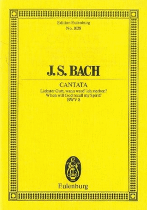 Book cover for Cantata No. 8, "Dominica 16 Post Trinitatis"
