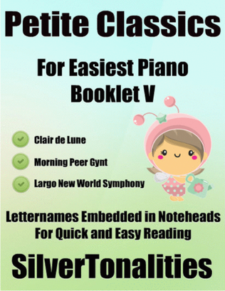 Book cover for Petite Classics for Easiest Piano Booklet V
