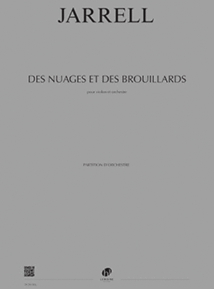 Book cover for Des nuages et des brouillards