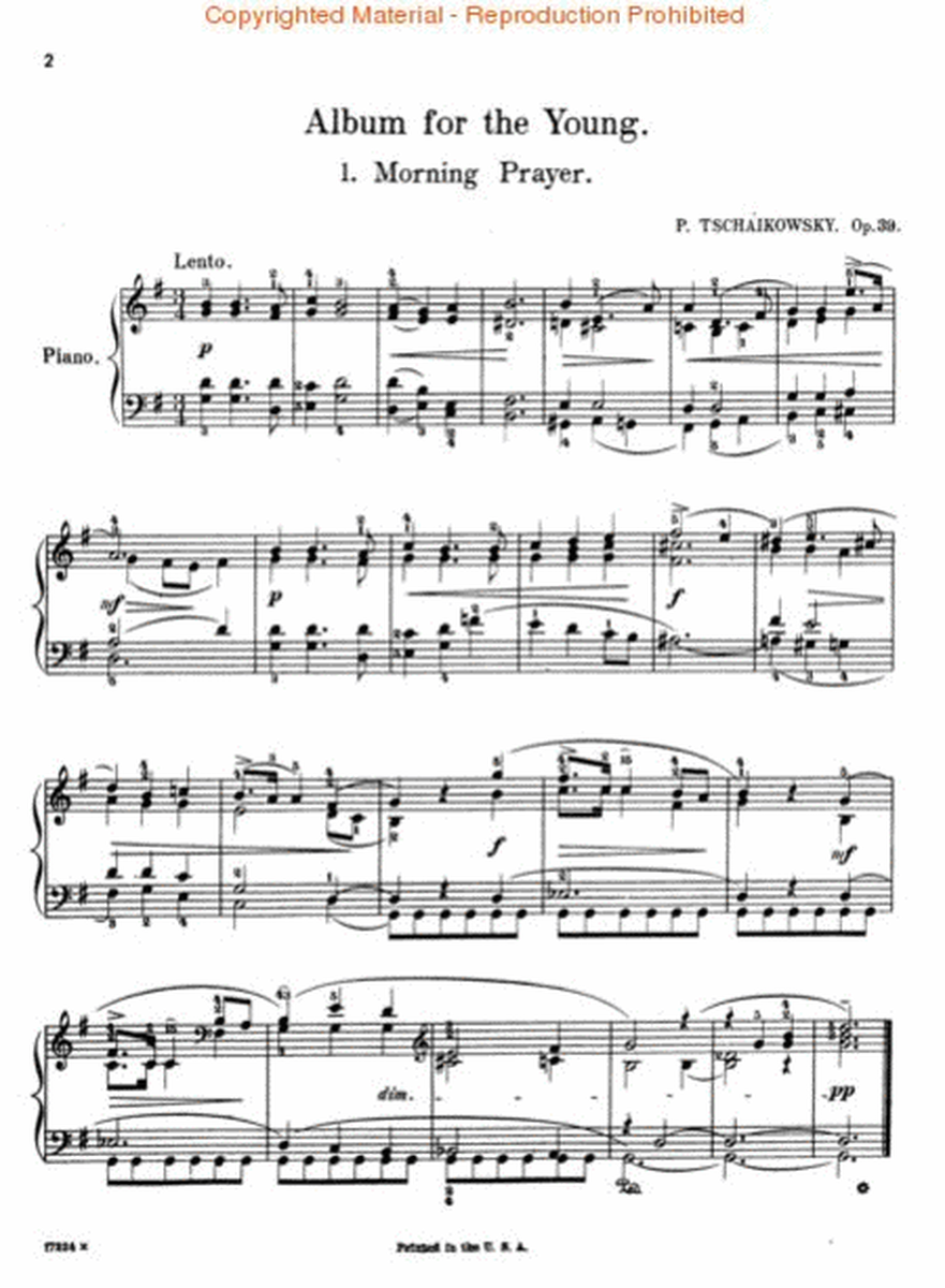 Album for the Young (24 Easy Pieces), Op. 39