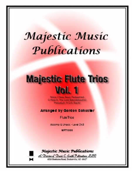 Majestic Flute Trios, Volume 1
