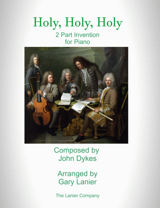 Book cover for Holy, Holy, Holy (2 Part Invention for Piano)