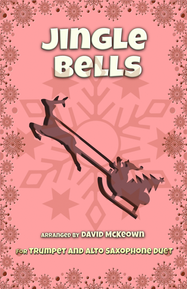 Jingle Bells, Jazz Style, for Trumpet and Alto Saxophone Duet