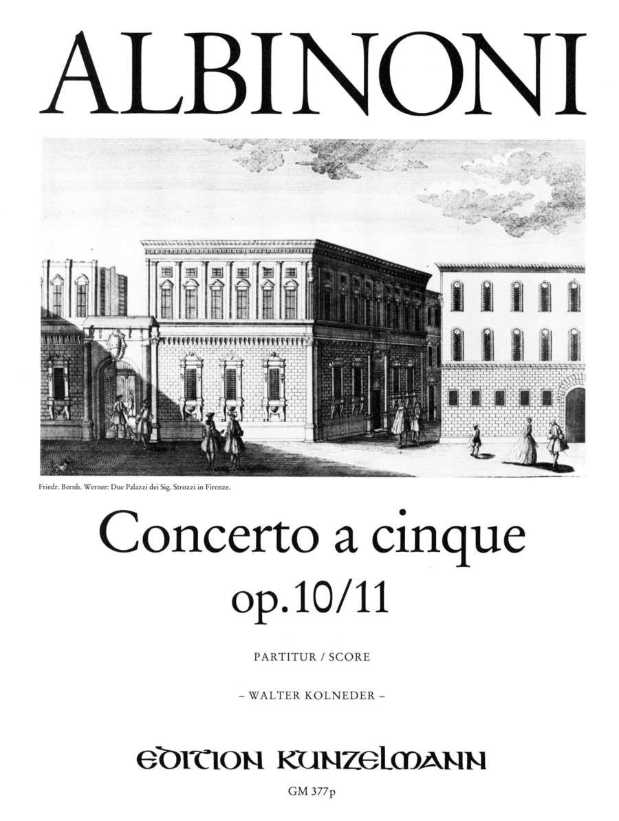 Concerto a cinque Op. 10/11