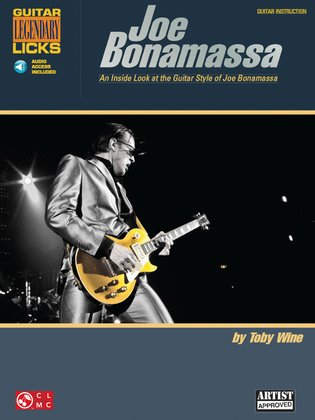 Book cover for Joe Bonamassa Legendary Licks