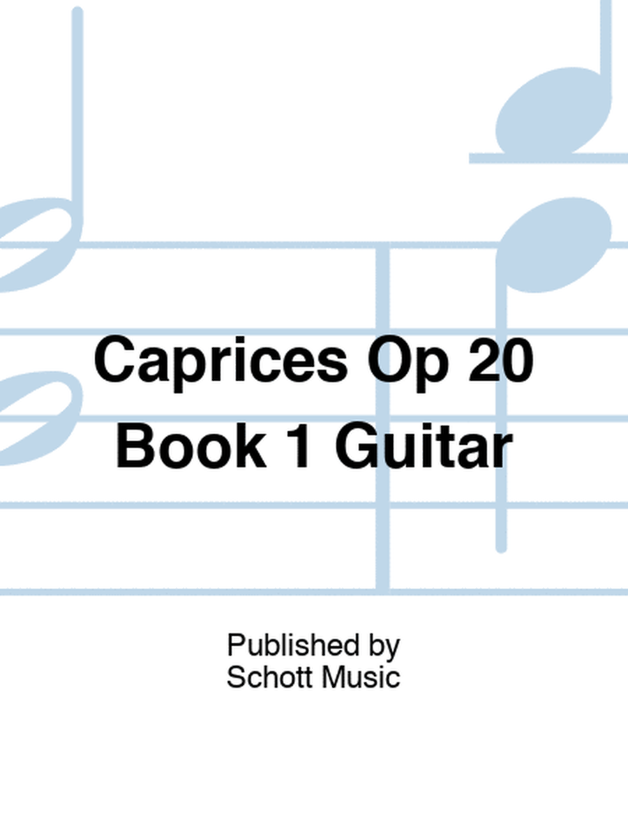 Legnani - Caprices Vol 1 Op 20 For Guitar
