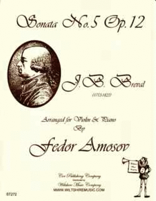 Book cover for Sonata No.5, Op 12 (Fedor Amosov)