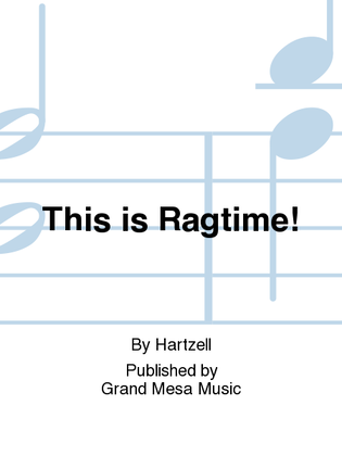 Book cover for This is Ragtime!