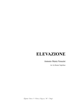 Book cover for ELEVAZIONE - Veracini - For Organ