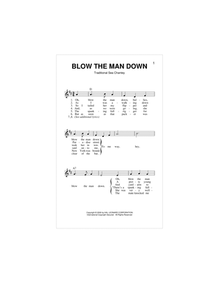 Book cover for Blow The Man Down