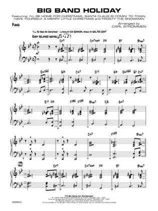 Big Band Holiday: Piano Accompaniment