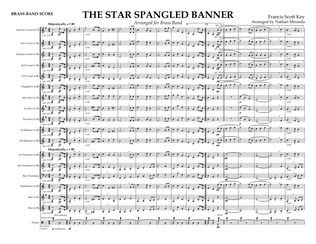 Book cover for The Star Spangled Banner (for Brass Band)