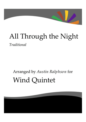 Book cover for All Through The Night - wind quintet