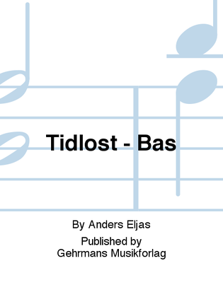 Book cover for Tidlost - Bas