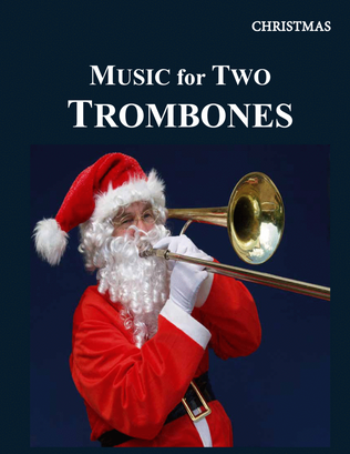 Book cover for Music for Two Trombones Christmas